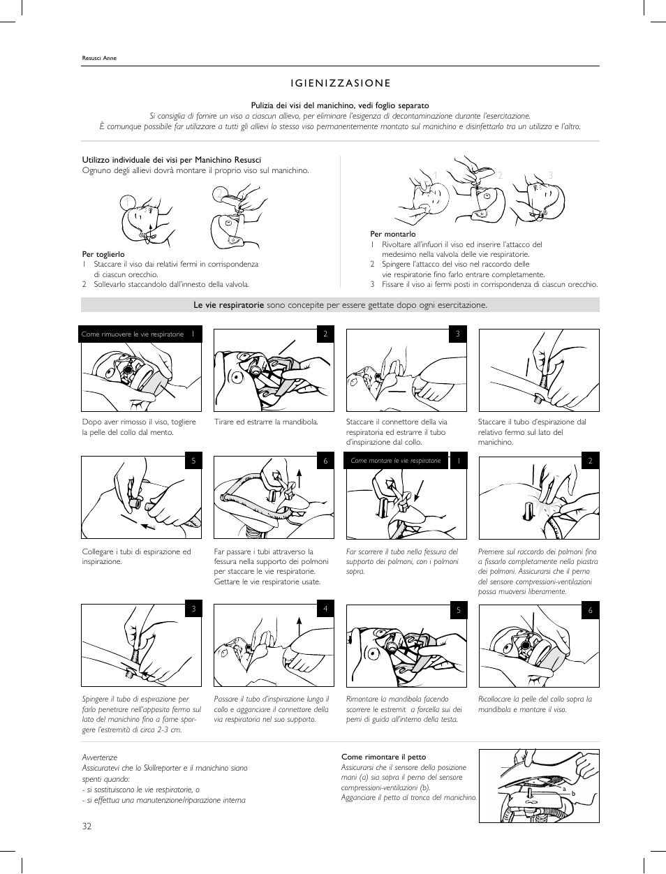 Laerdal Resusci Anne CPR-D User Manual | Page 32 / 112