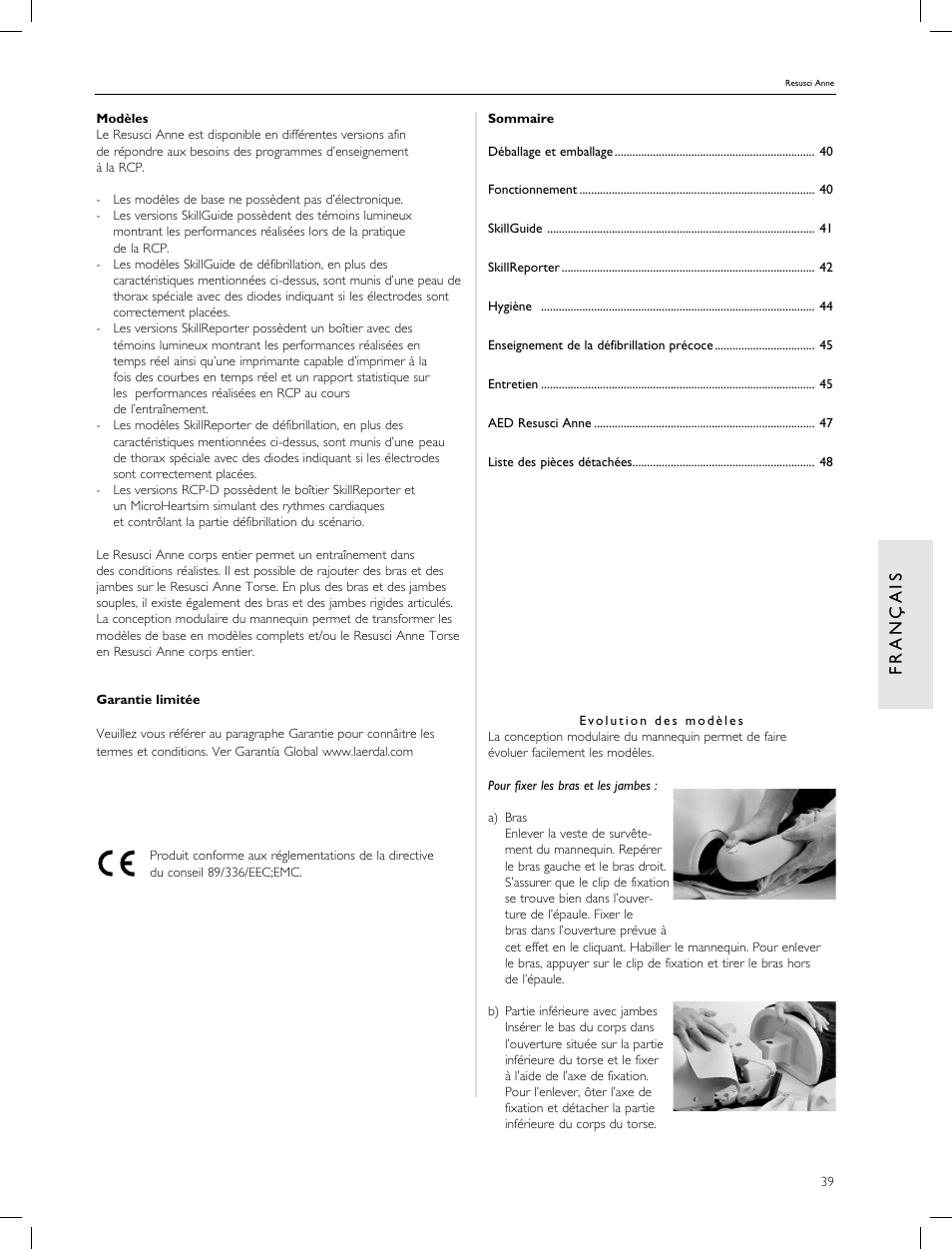 Laerdal Resusci Anne CPR-D User Manual | Page 39 / 112