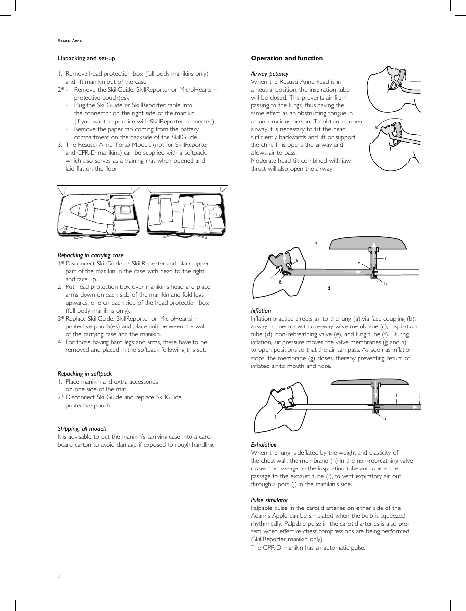 Laerdal Resusci Anne CPR-D User Manual | Page 4 / 112