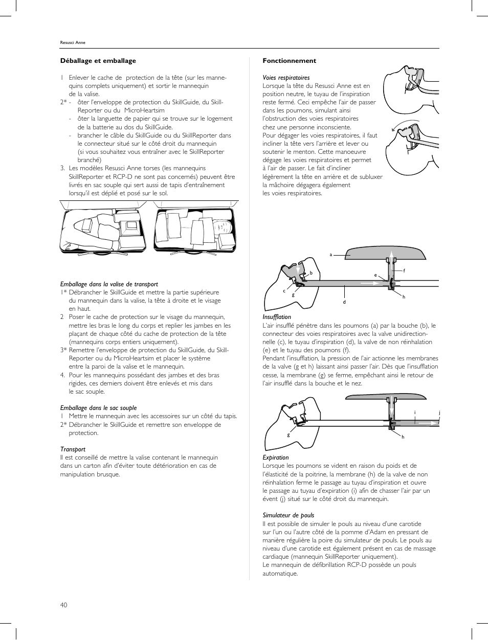 Laerdal Resusci Anne CPR-D User Manual | Page 40 / 112