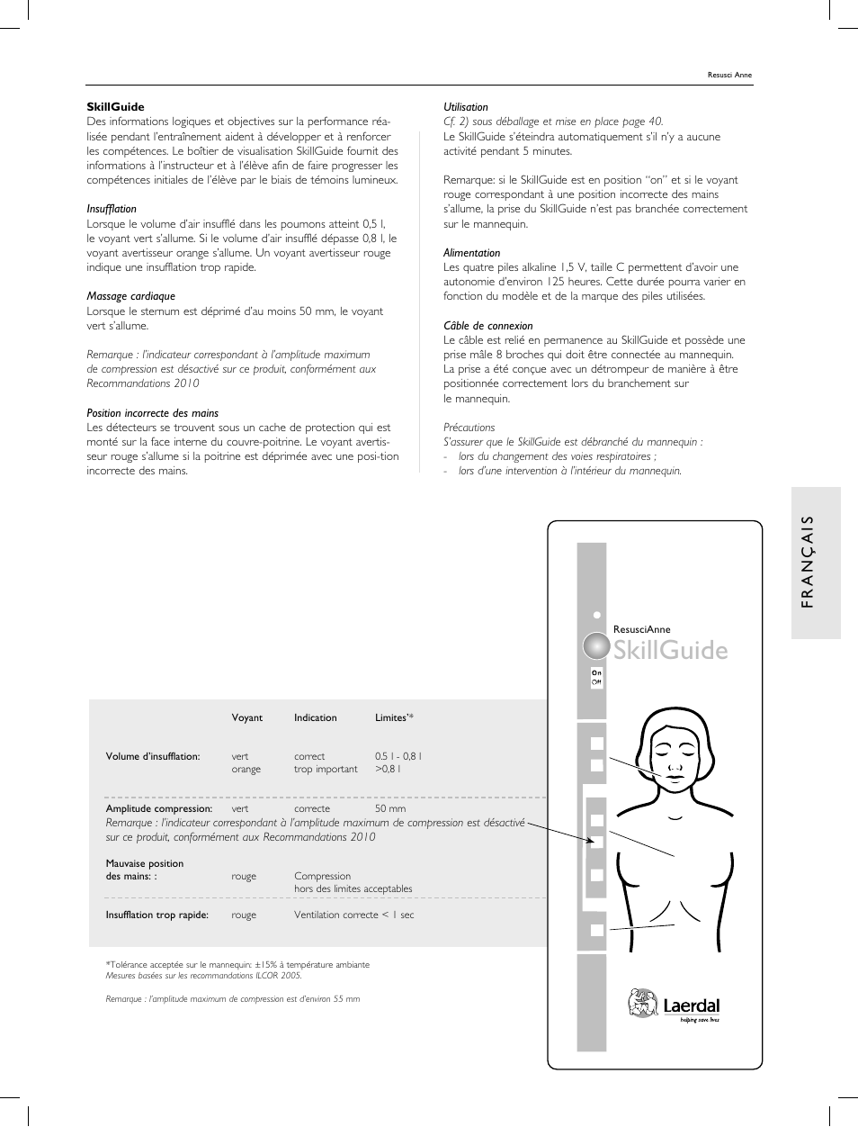 Skillguide | Laerdal Resusci Anne CPR-D User Manual | Page 41 / 112
