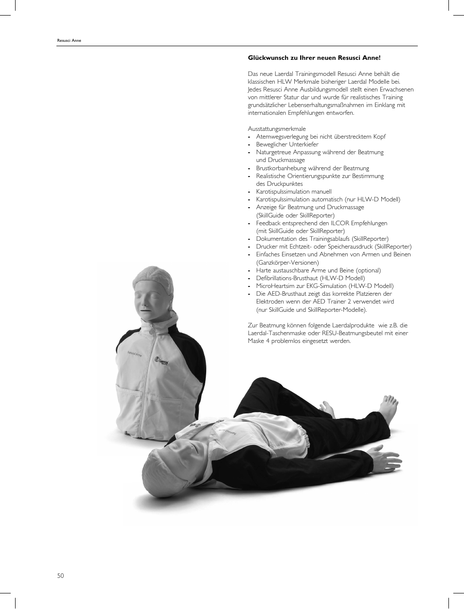 Laerdal Resusci Anne CPR-D User Manual | Page 50 / 112