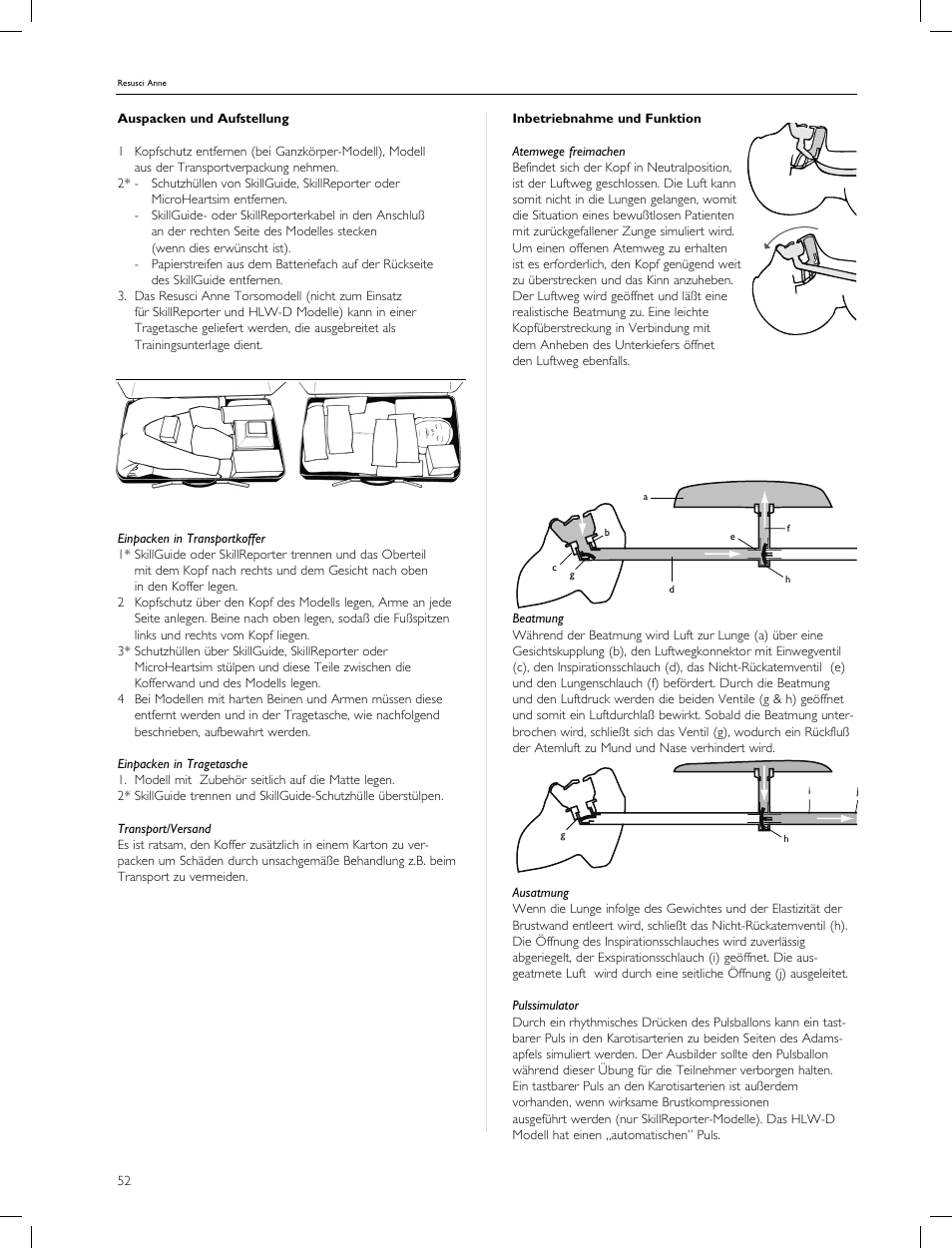 Laerdal Resusci Anne CPR-D User Manual | Page 52 / 112
