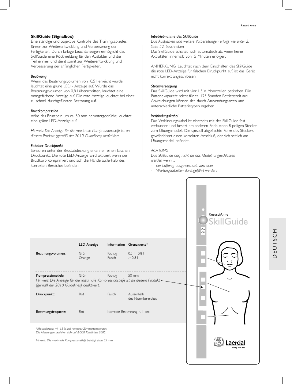 Skillguide | Laerdal Resusci Anne CPR-D User Manual | Page 53 / 112