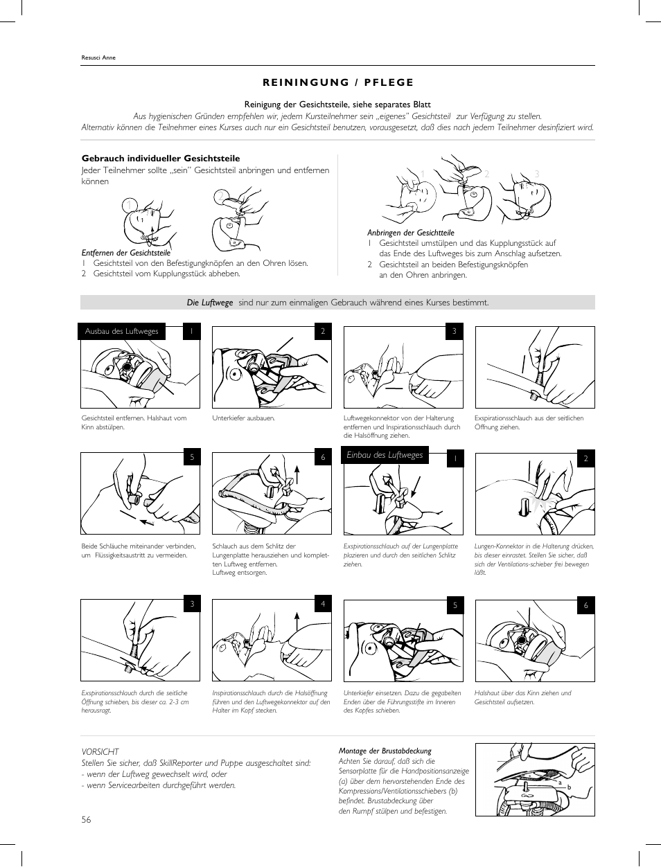 Laerdal Resusci Anne CPR-D User Manual | Page 56 / 112
