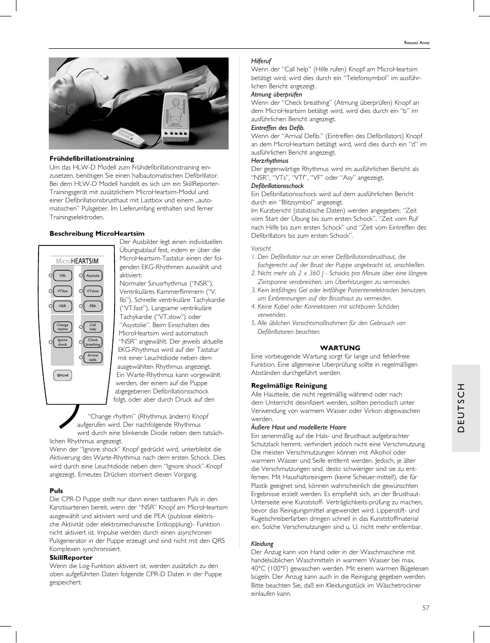 Laerdal Resusci Anne CPR-D User Manual | Page 57 / 112