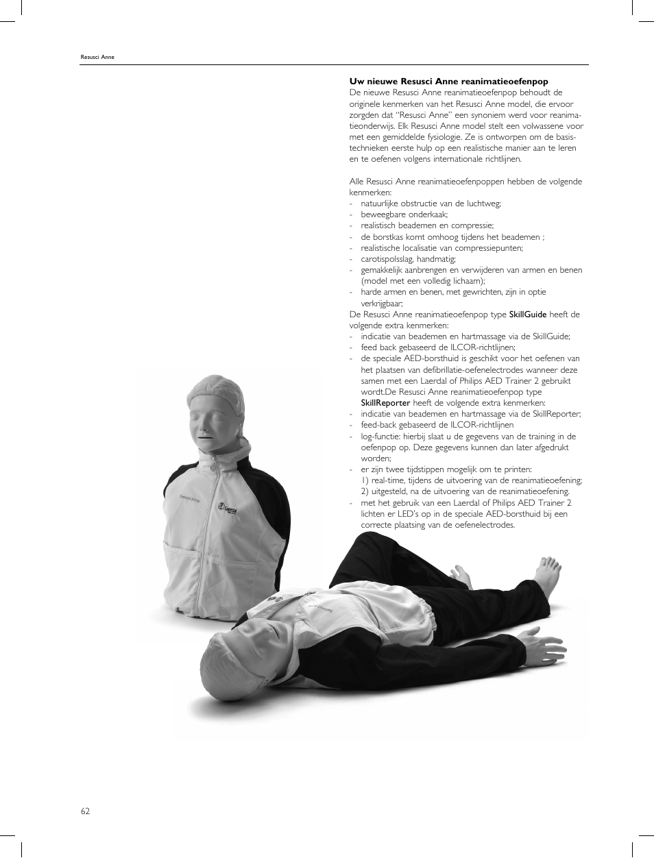 Laerdal Resusci Anne CPR-D User Manual | Page 62 / 112