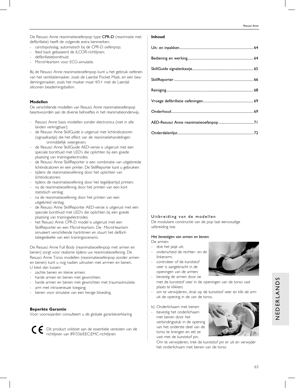 Laerdal Resusci Anne CPR-D User Manual | Page 63 / 112