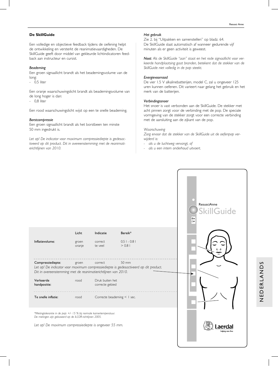 Skillguide | Laerdal Resusci Anne CPR-D User Manual | Page 65 / 112