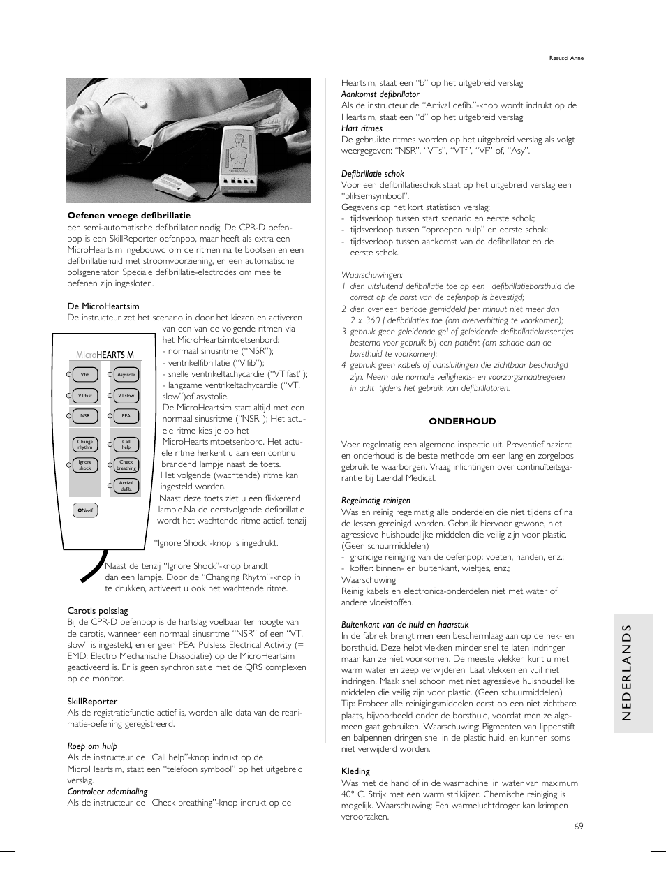 Laerdal Resusci Anne CPR-D User Manual | Page 69 / 112