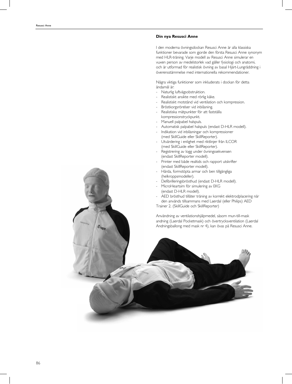 Laerdal Resusci Anne CPR-D User Manual | Page 86 / 112