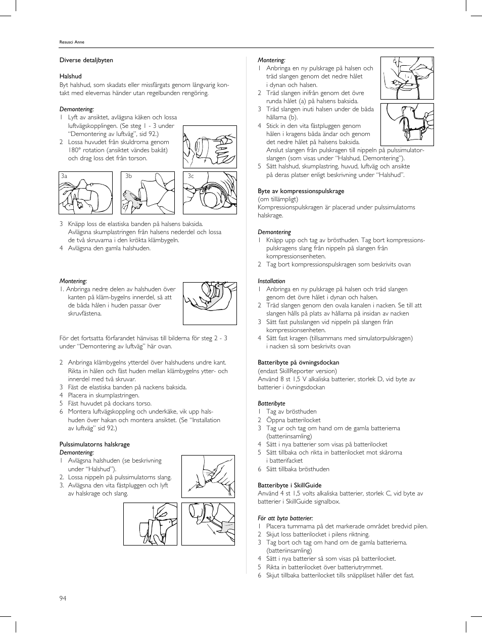 Laerdal Resusci Anne CPR-D User Manual | Page 94 / 112