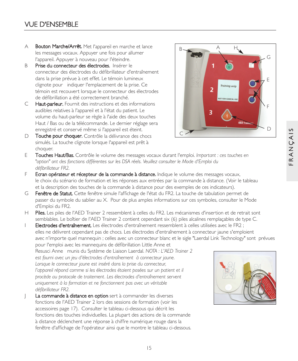 Vvu ue e d d''e en nsse em mb blle e | Laerdal AED Trainer 2 User Manual | Page 15 / 38