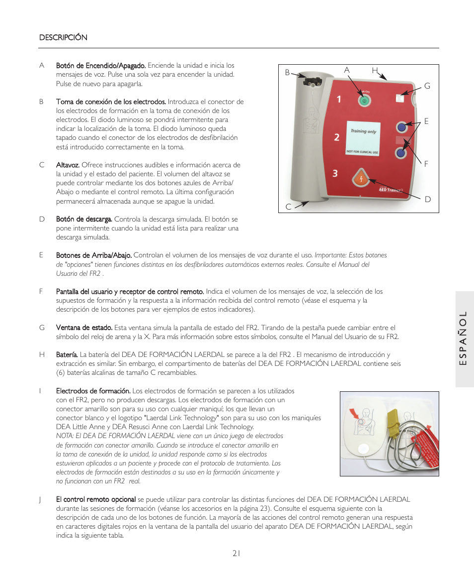 Laerdal AED Trainer 2 User Manual | Page 21 / 38