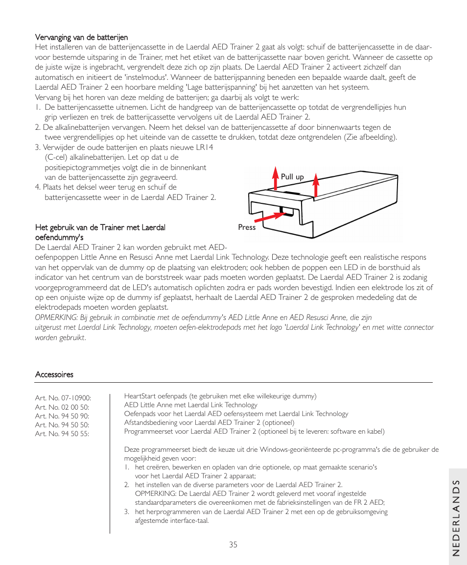 Laerdal AED Trainer 2 User Manual | Page 35 / 38