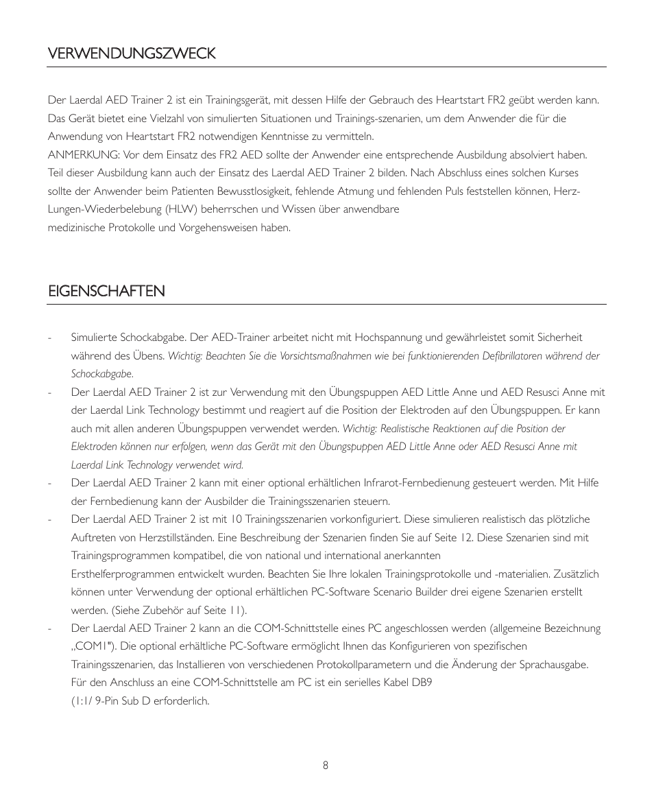 Laerdal AED Trainer 2 User Manual | Page 8 / 38