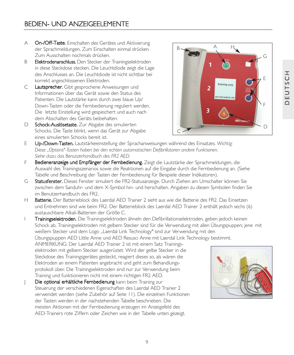 Laerdal AED Trainer 2 User Manual | Page 9 / 38