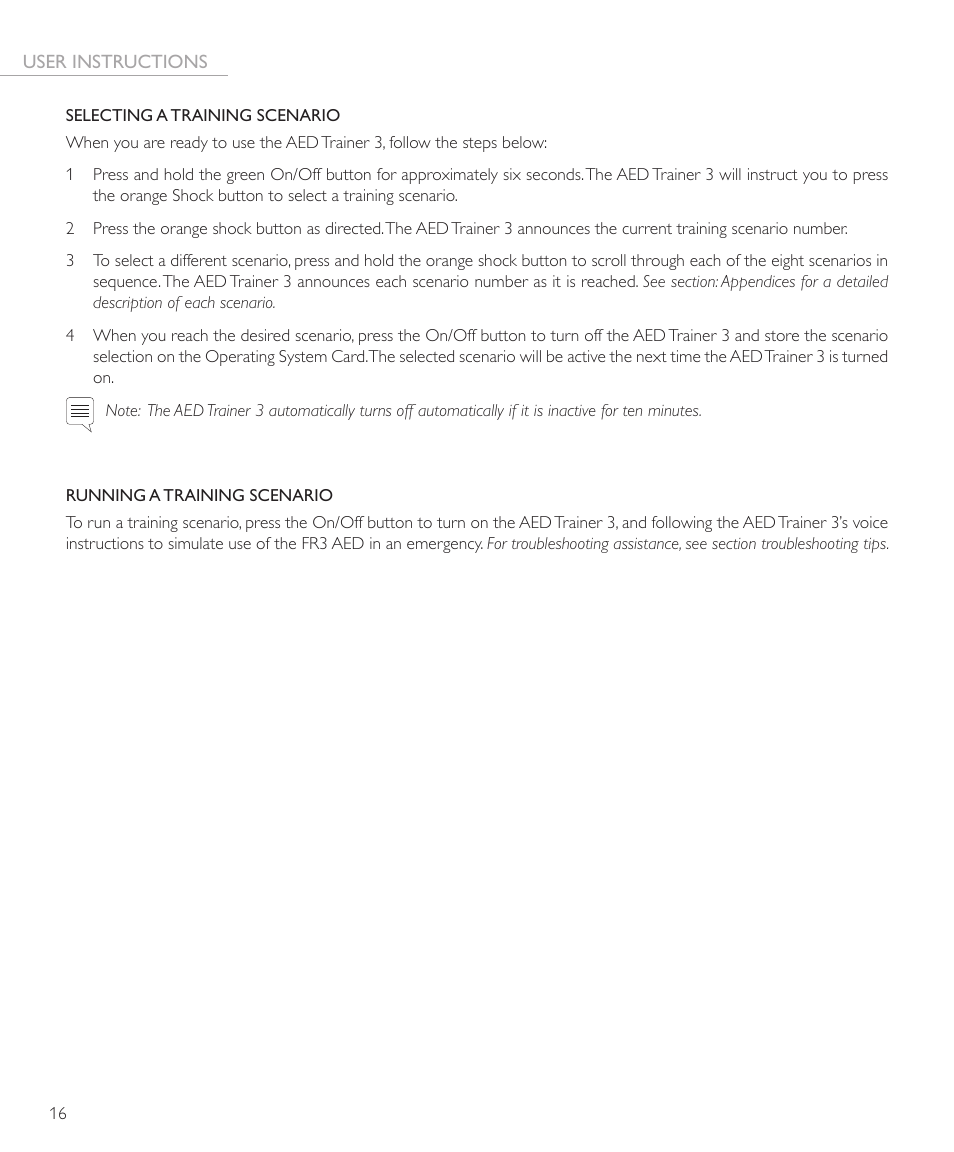 Laerdal AED Trainer 3 User Manual | Page 16 / 28