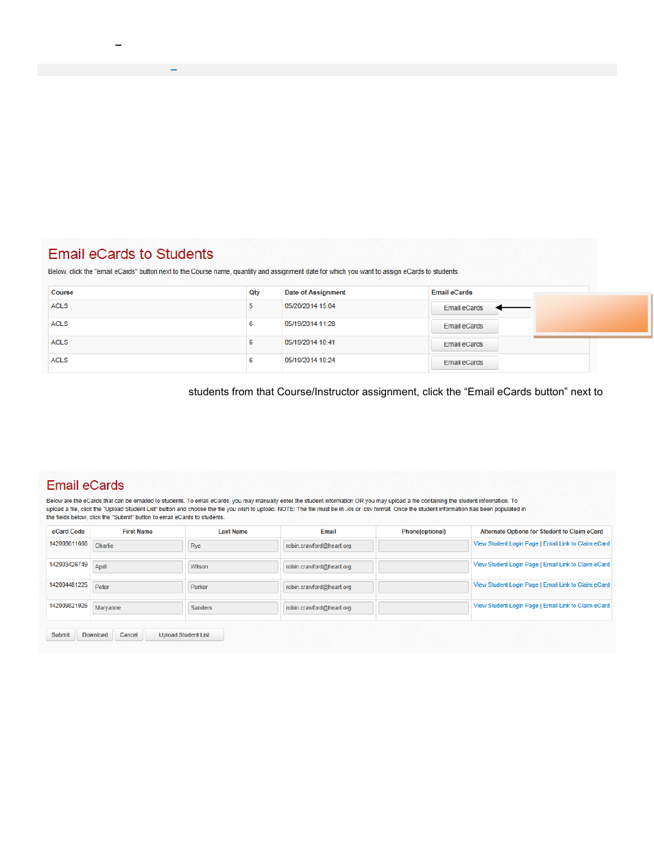 Mail e, Ards to, Tudents | Anual, Rocess | Laerdal AHA eCards User Manual | Page 36 / 53