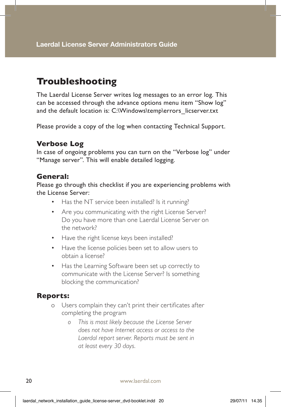 Troubleshooting | Laerdal HeartCode PALS User Manual | Page 20 / 24