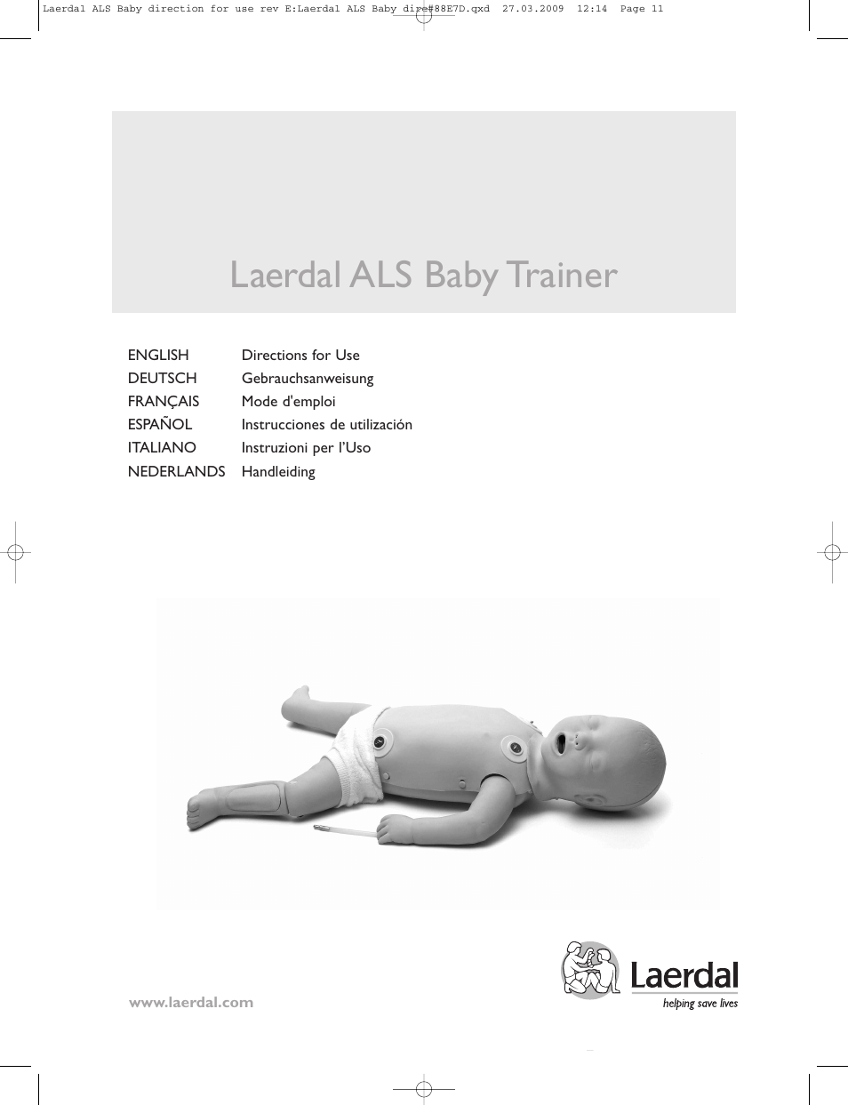 Laerdal ALS Baby User Manual | 40 pages