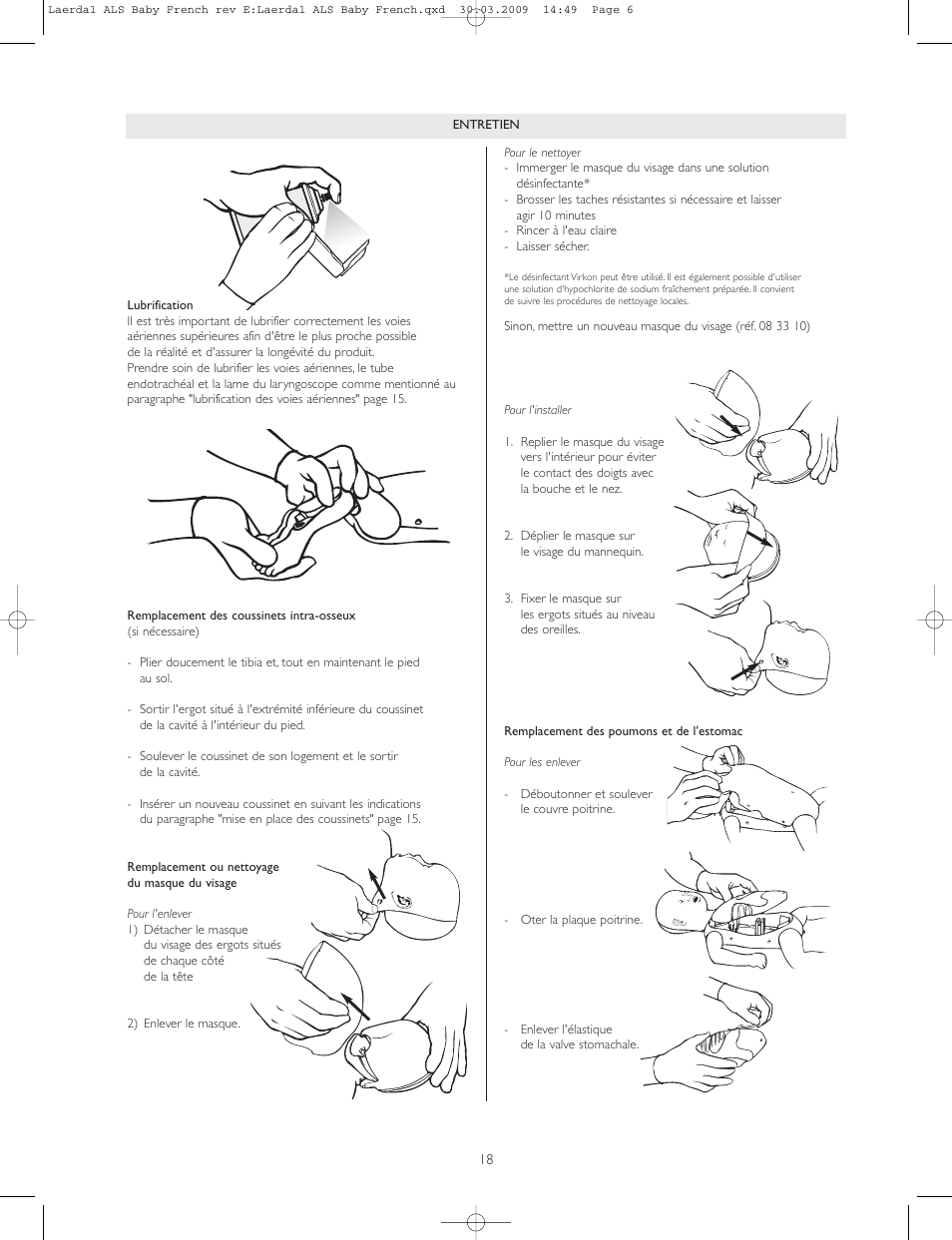 Laerdal ALS Baby User Manual | Page 18 / 40