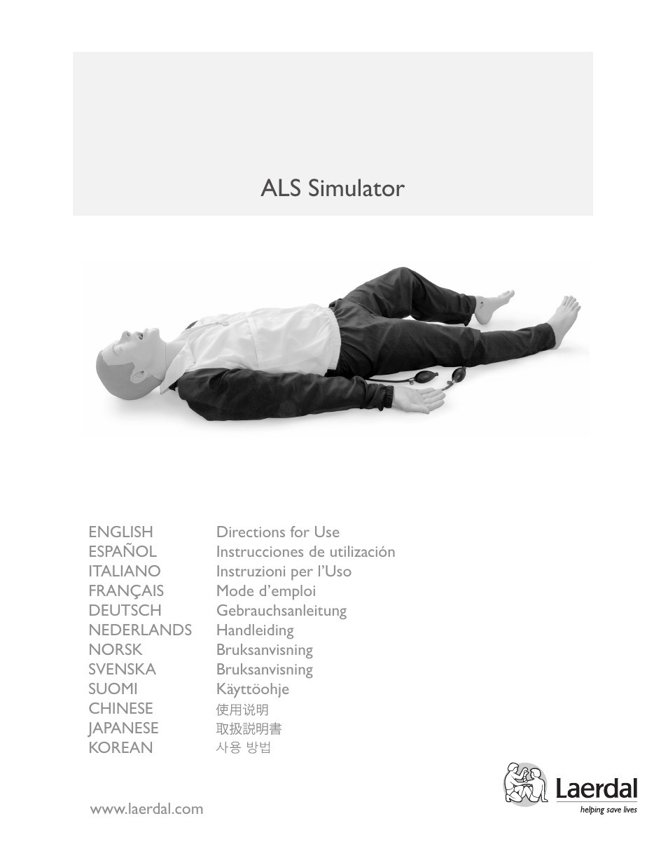 Laerdal ALS Simulator (SimPad capable) User Manual | 124 pages