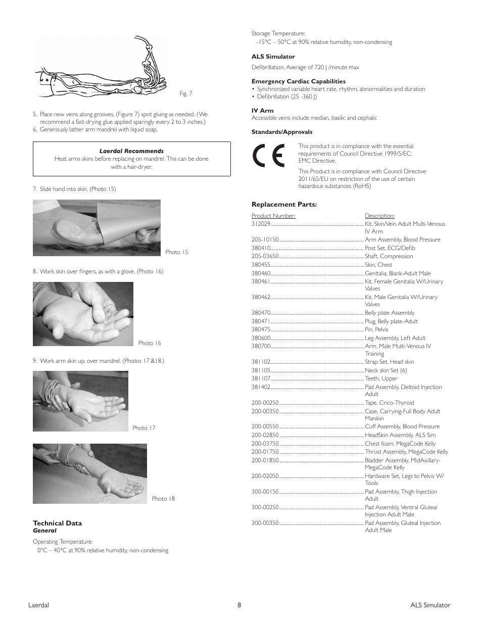 Laerdal ALS Simulator (SimPad capable) User Manual | Page 10 / 124