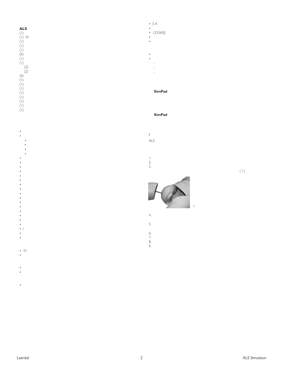 Laerdal ALS Simulator (SimPad capable) User Manual | Page 104 / 124