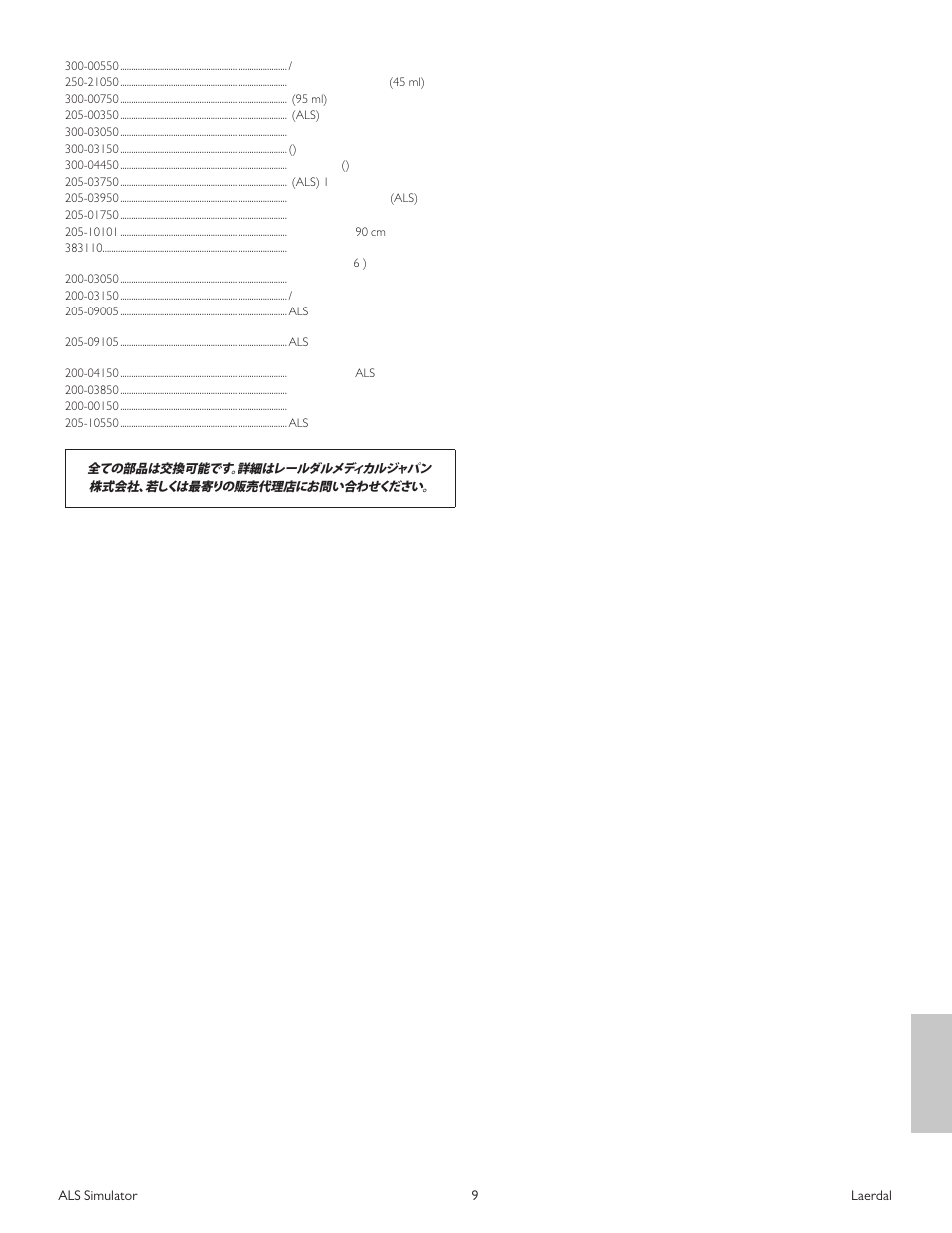 Laerdal ALS Simulator (SimPad capable) User Manual | Page 111 / 124
