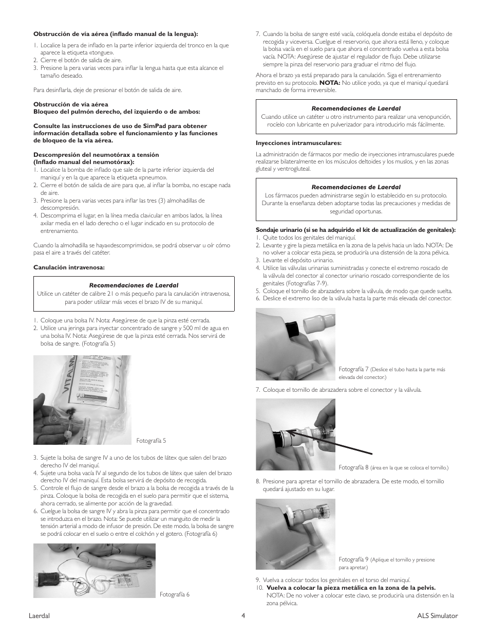 Laerdal ALS Simulator (SimPad capable) User Manual | Page 16 / 124