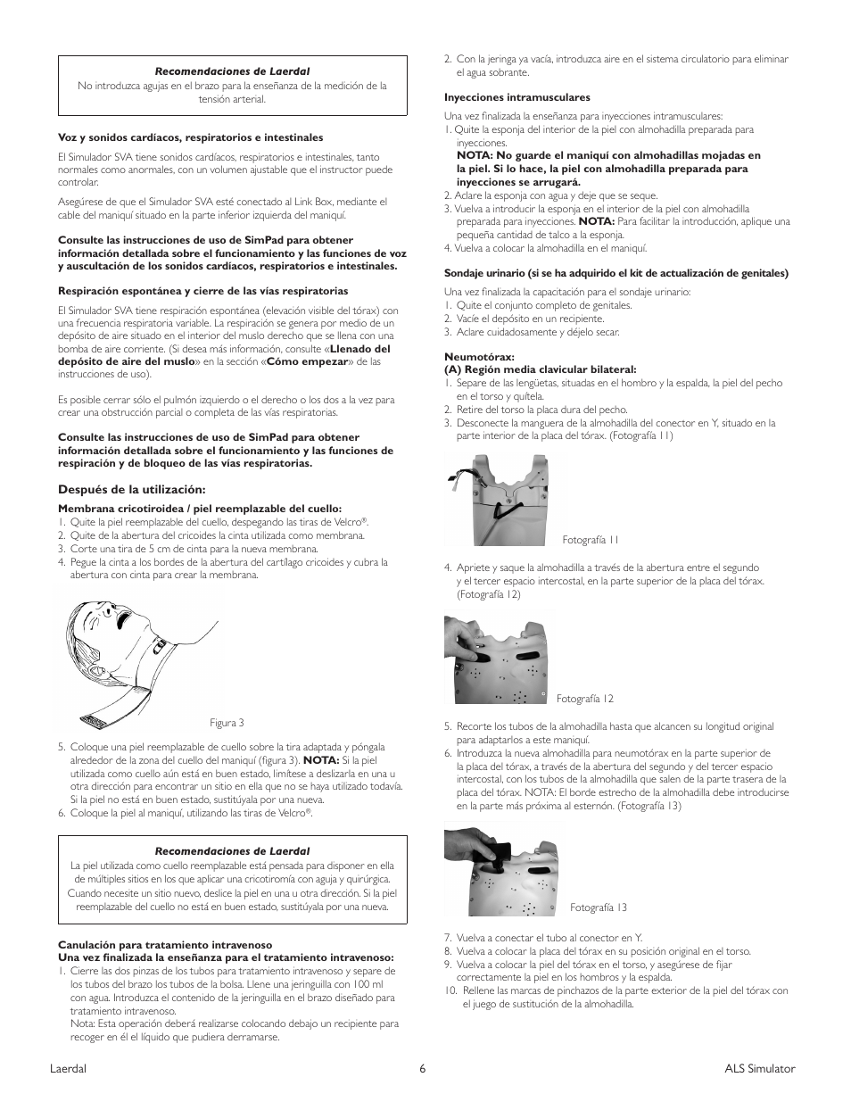 Laerdal ALS Simulator (SimPad capable) User Manual | Page 18 / 124