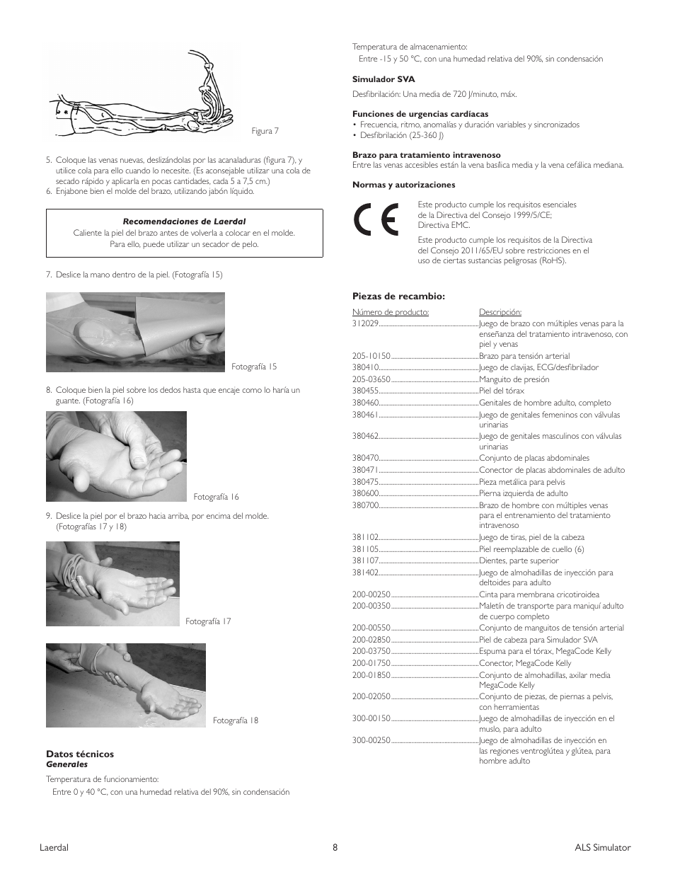 Laerdal ALS Simulator (SimPad capable) User Manual | Page 20 / 124