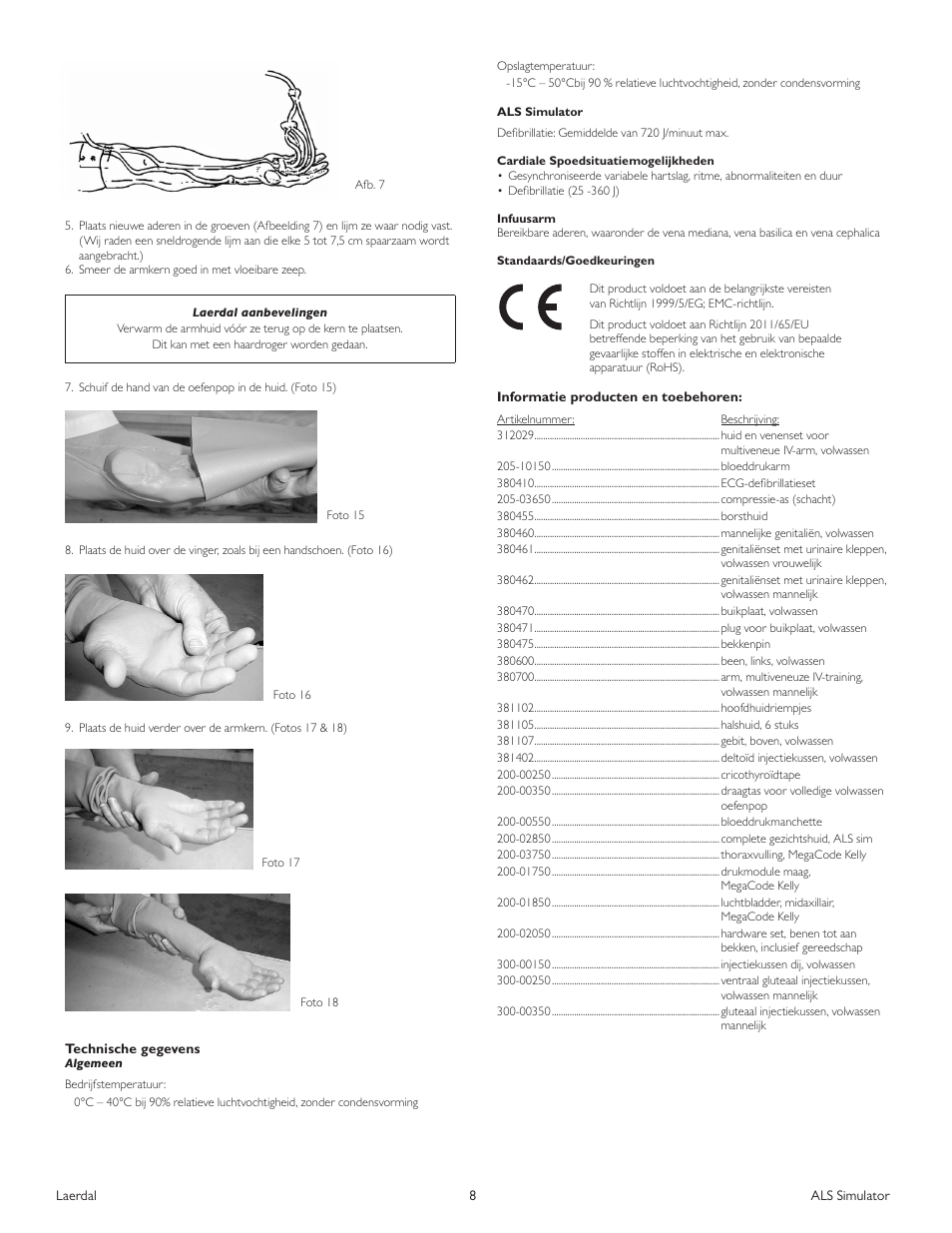 Laerdal ALS Simulator (SimPad capable) User Manual | Page 60 / 124