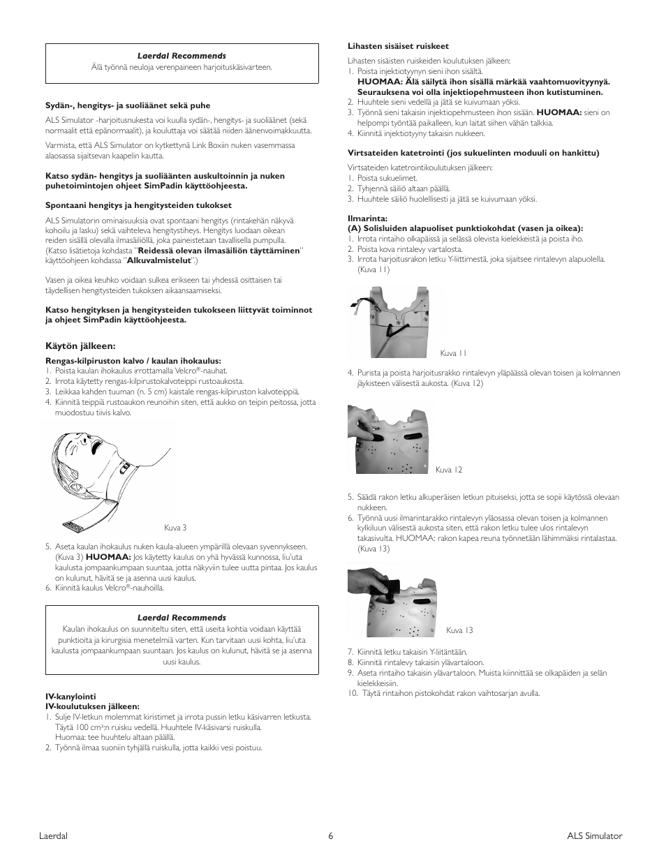 Laerdal ALS Simulator (SimPad capable) User Manual | Page 88 / 124