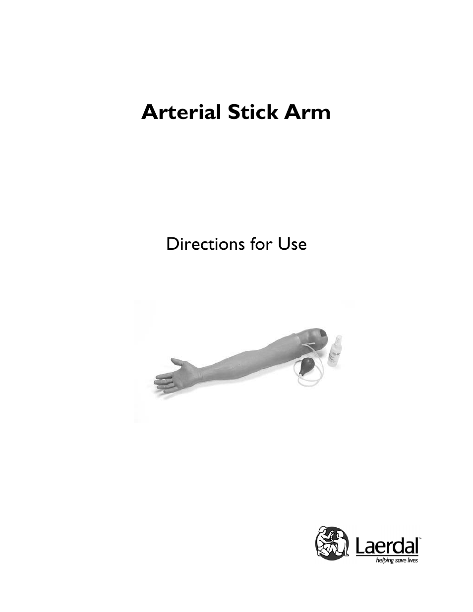 Laerdal Arterial Arm Stick Kit User Manual | 10 pages