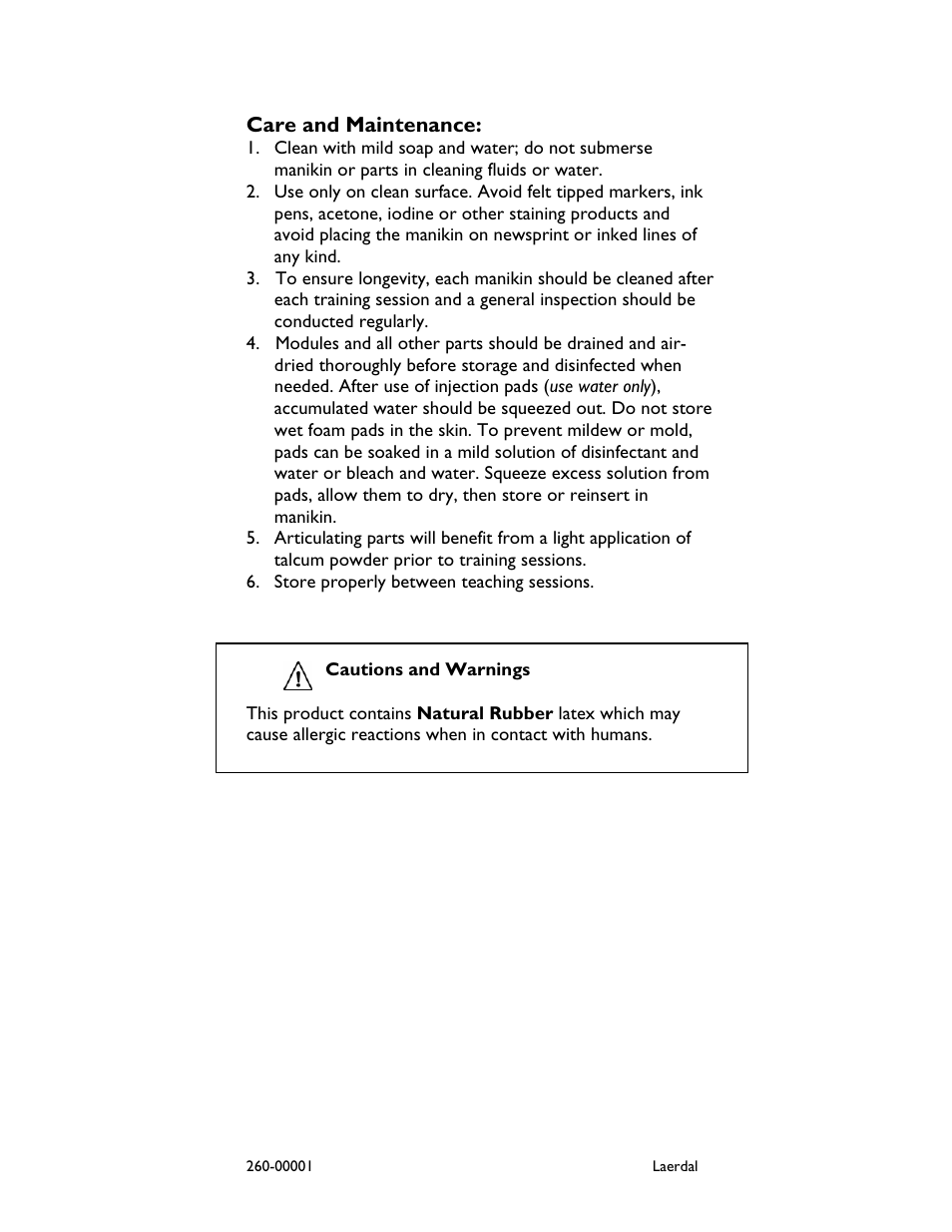 Laerdal AT Kelly Torso User Manual | Page 9 / 12