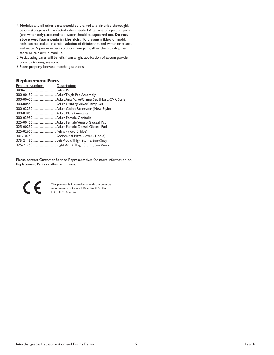Laerdal Catheterization and Enema Trainer User Manual | Page 5 / 8