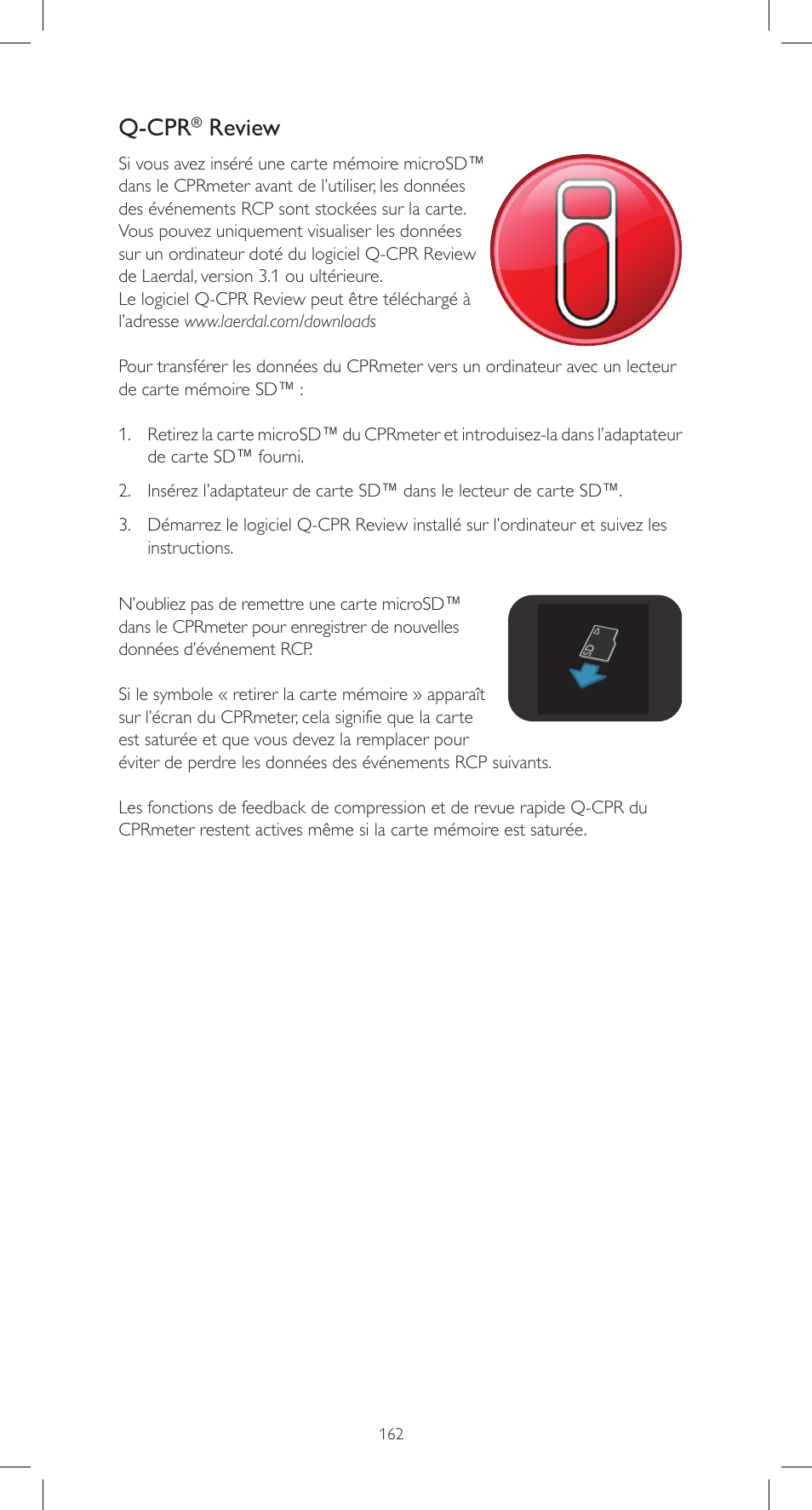 Q-cpr, Review | Laerdal CPRmeter User Manual | Page 162 / 248