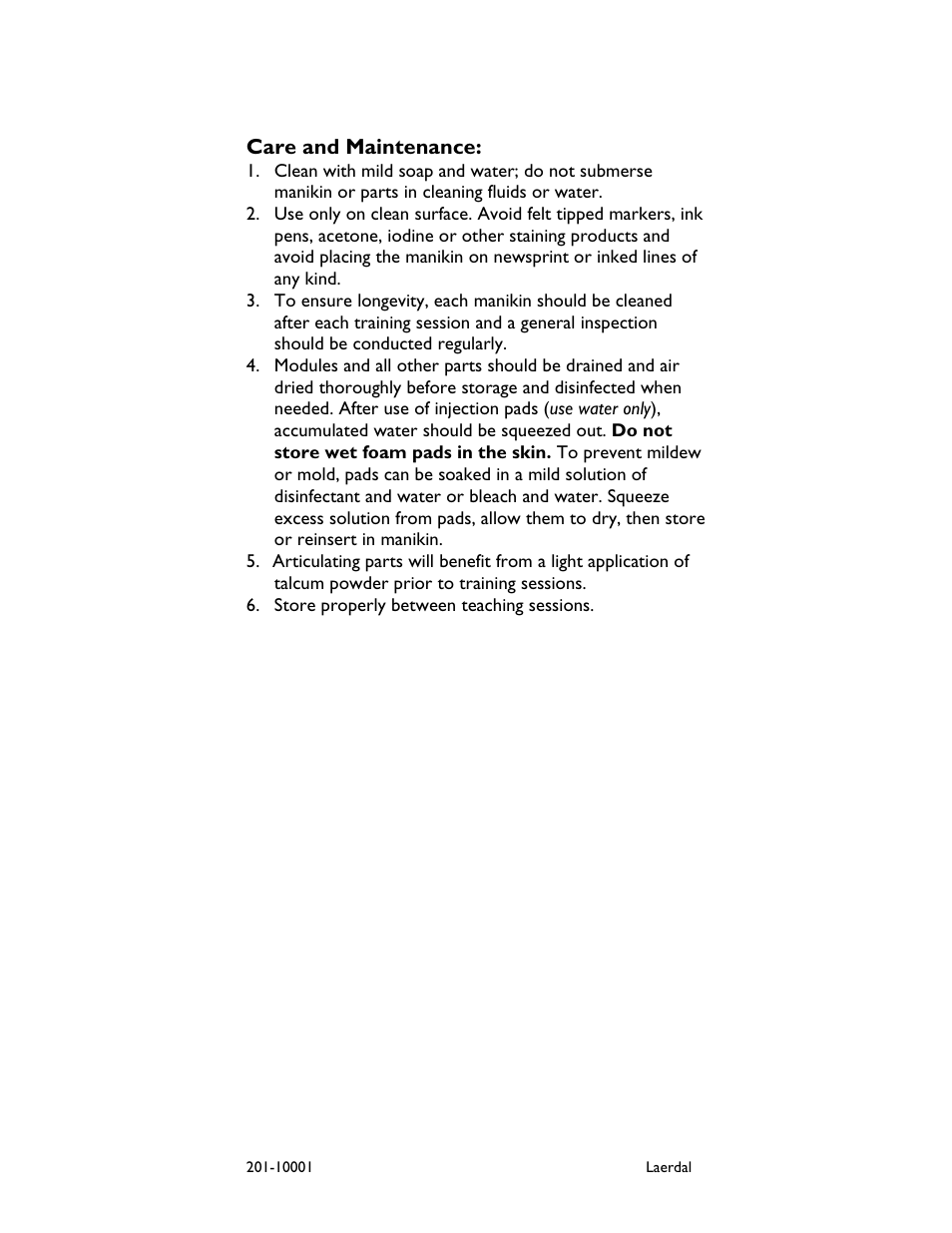 Laerdal Crash Kelly User Manual | Page 7 / 10