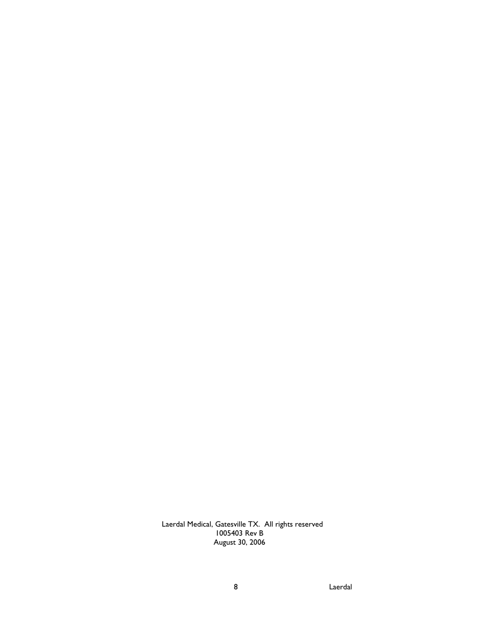 Laerdal Deluxe Difficult Airway Trainer User Manual | Page 8 / 8