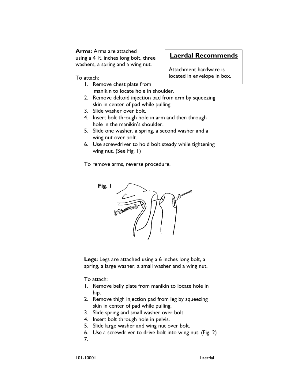 Laerdal recommends | Laerdal Extri Kelly User Manual | Page 6 / 10