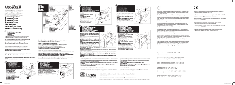 Laerdal HeadBed II Head Immobilization Device User Manual | Page 2 / 2