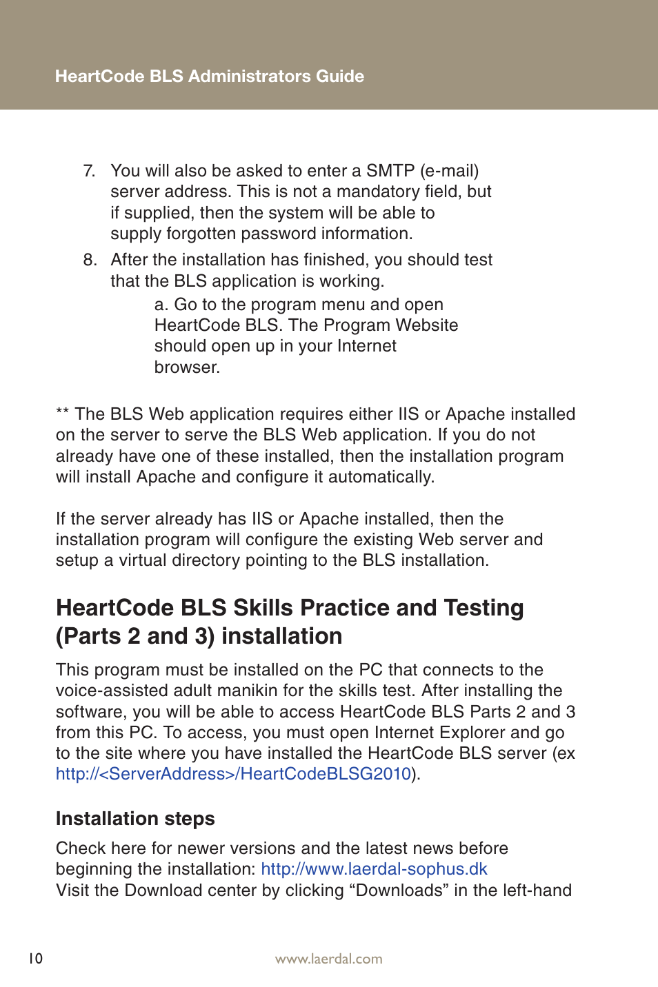 Laerdal HeartCode BLS 2010 User Manual | Page 10 / 24