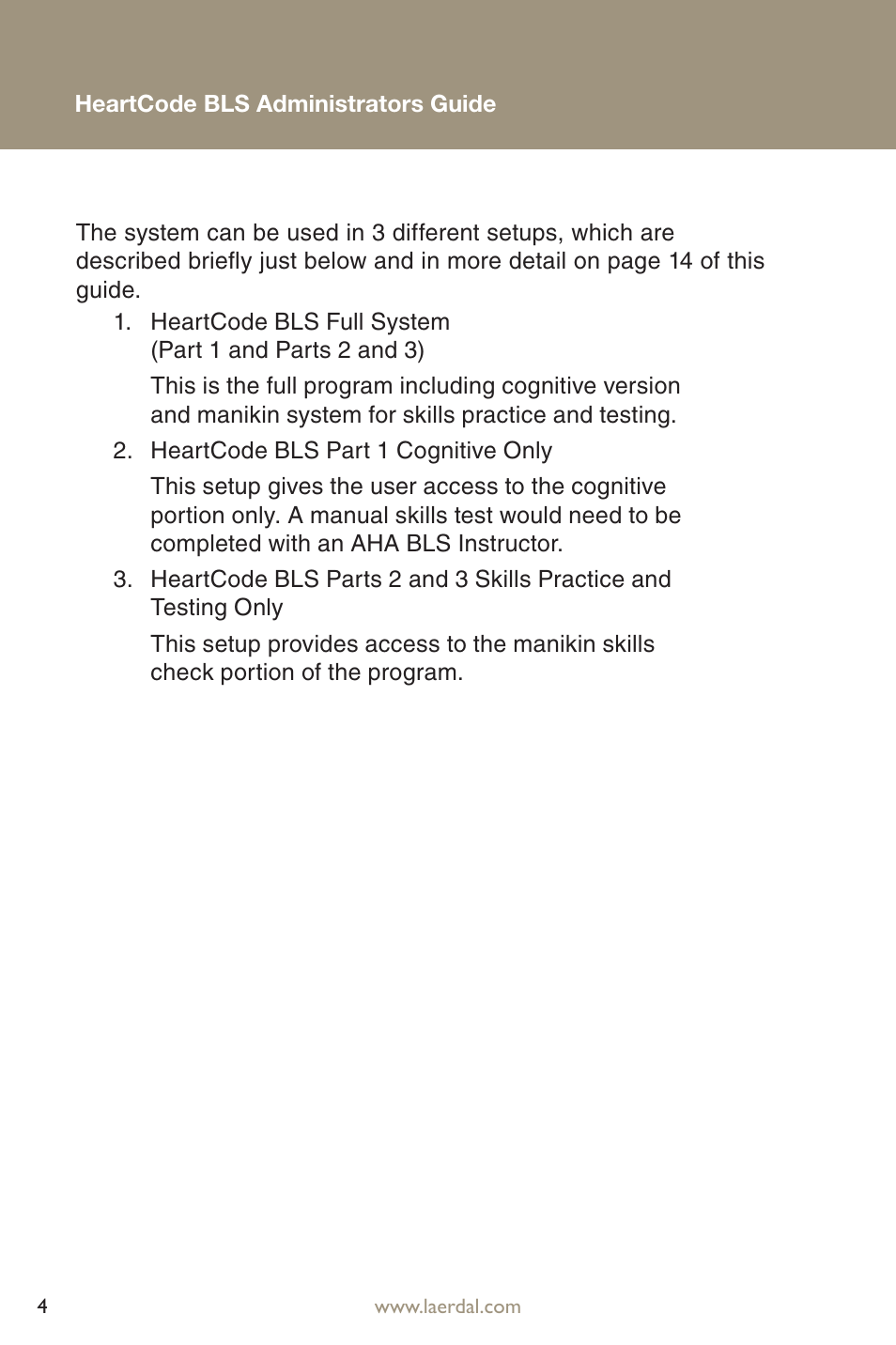 Laerdal HeartCode BLS 2010 User Manual | Page 4 / 24