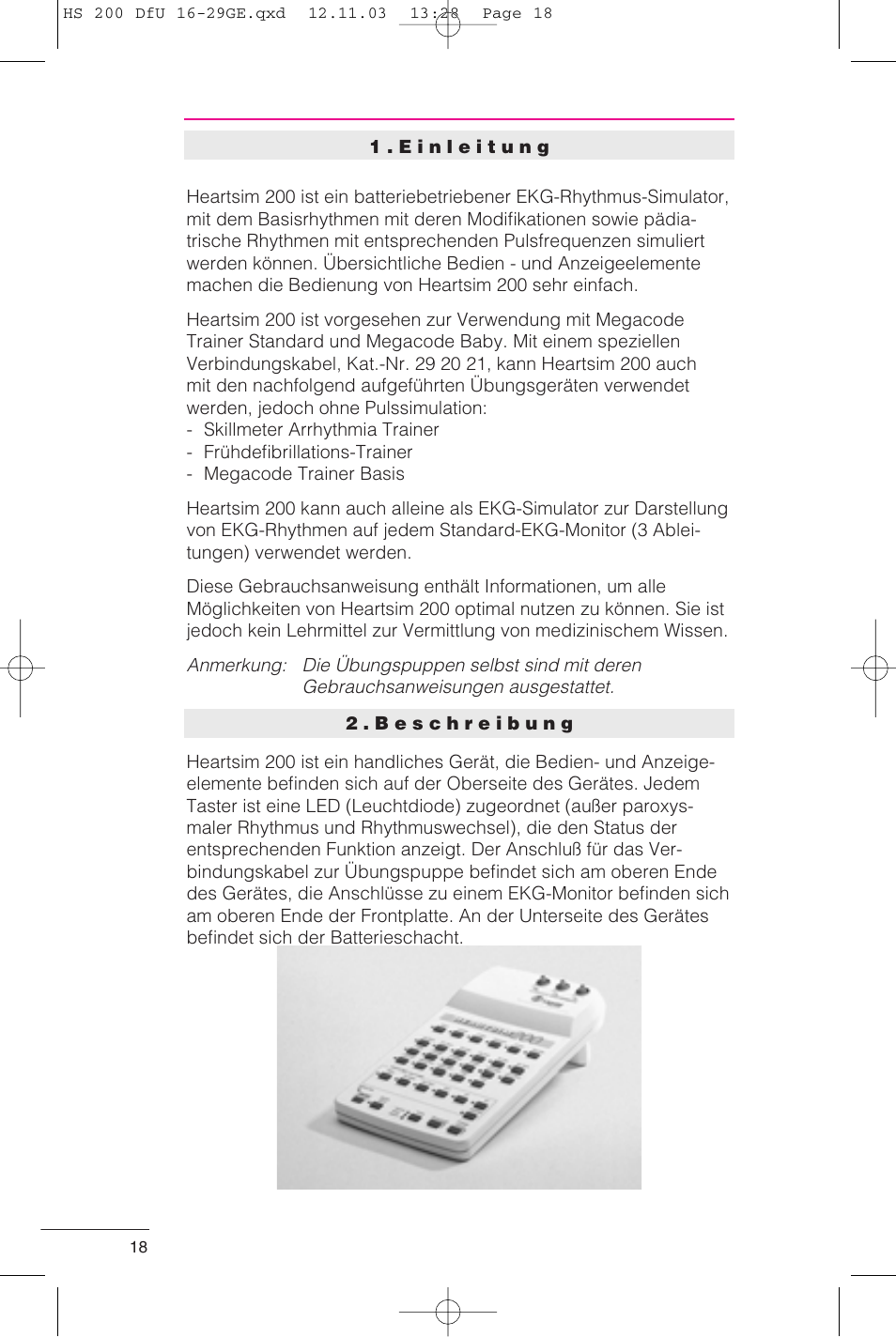 Laerdal HeartSim 200 User Manual | Page 18 / 86