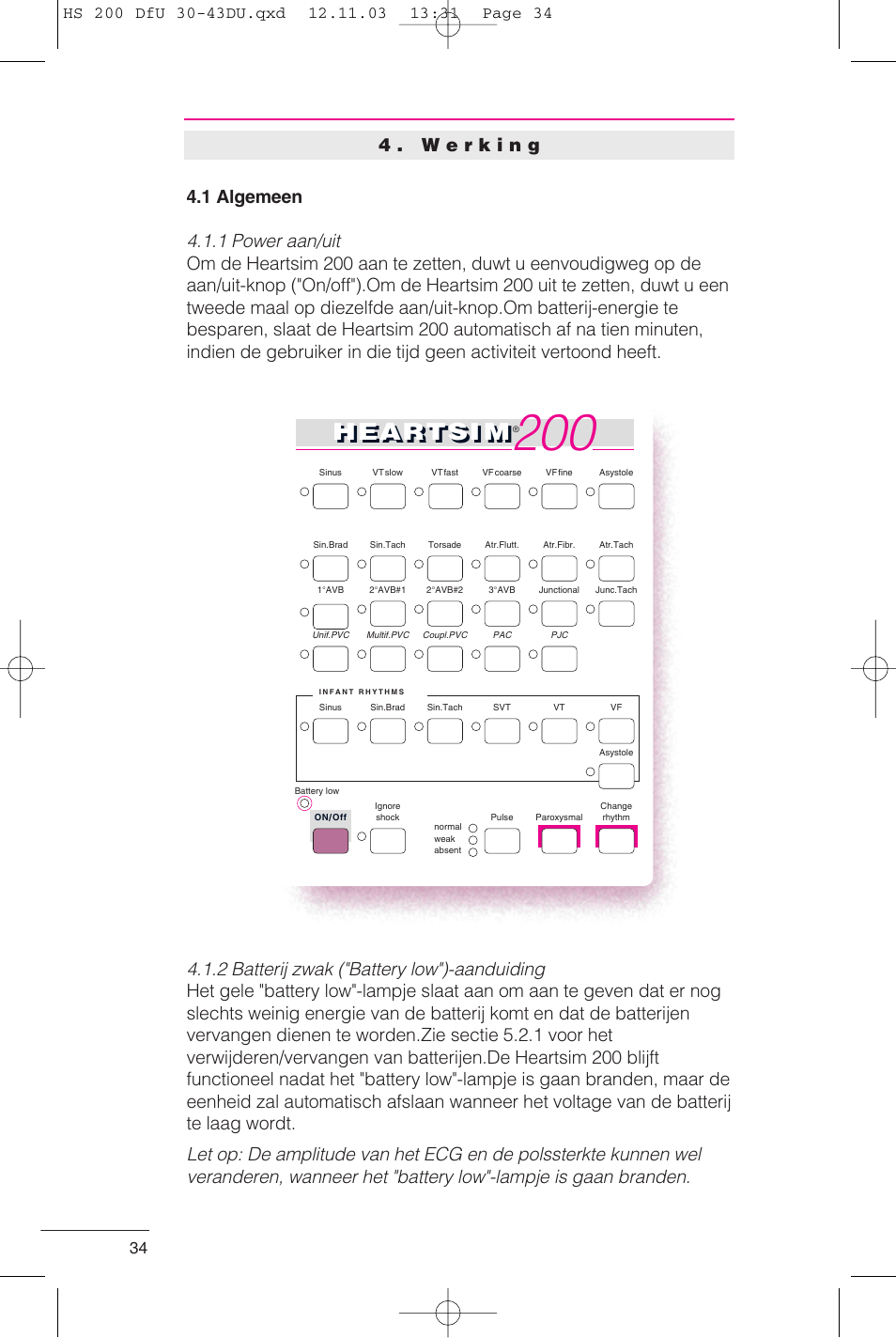 Heartsi m | Laerdal HeartSim 200 User Manual | Page 34 / 86
