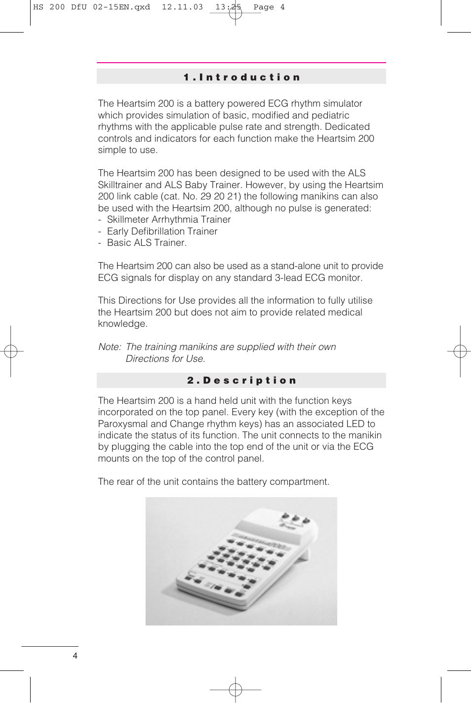 Laerdal HeartSim 200 User Manual | Page 4 / 86