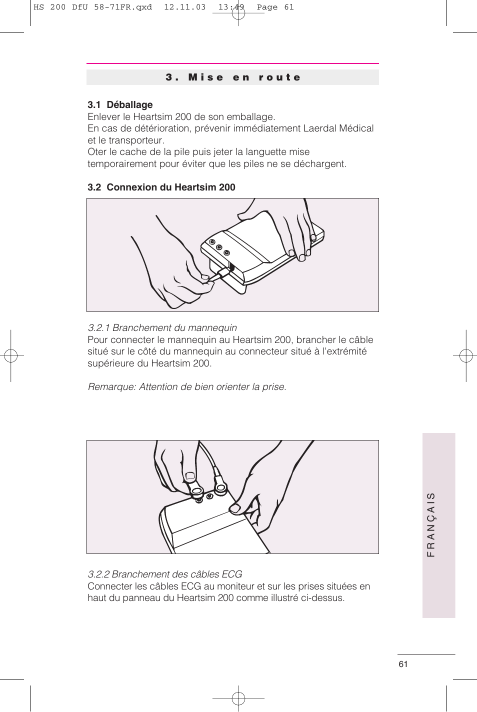 Laerdal HeartSim 200 User Manual | Page 61 / 86