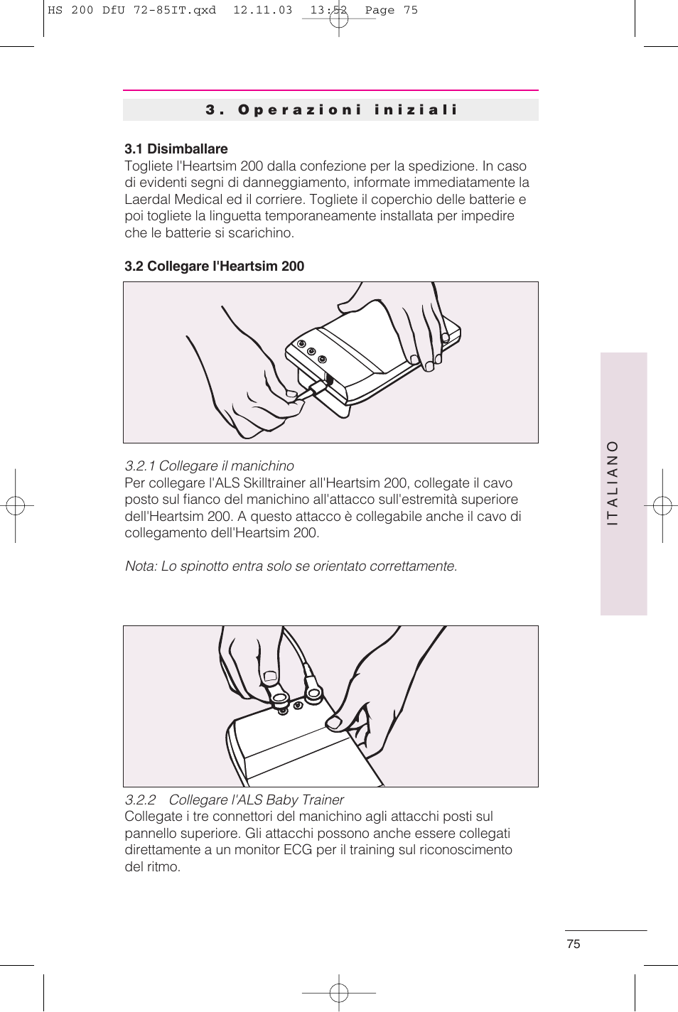 Laerdal HeartSim 200 User Manual | Page 75 / 86